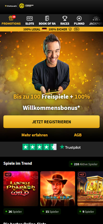 StarGames - Online Casino ohne Verifizierung 2026
